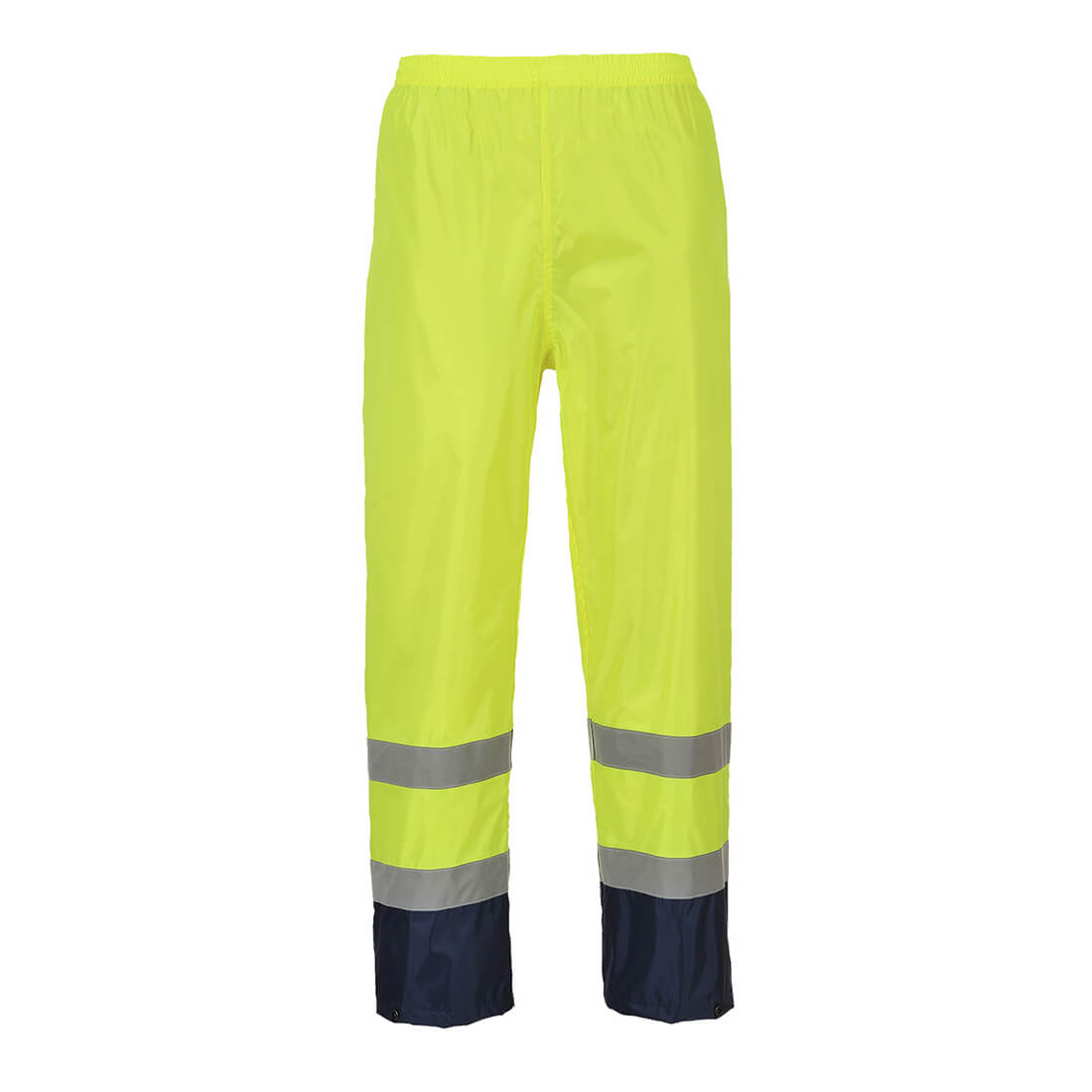 Classic Hi Vis Contrast Rain Trousers Yellow / Navy 3XL Price Comparisons | Compare The Build