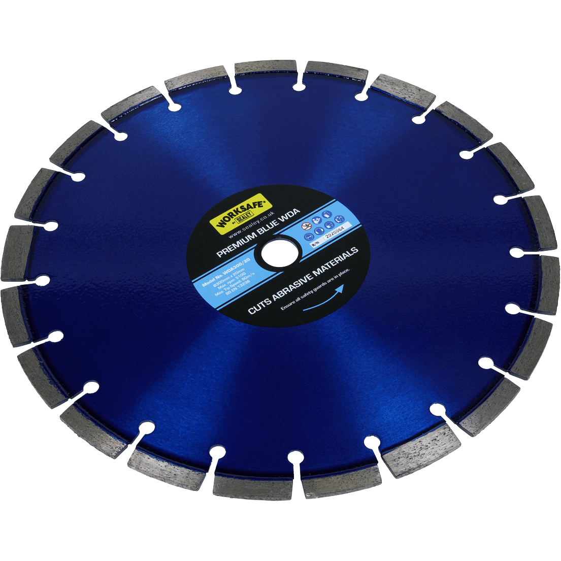 Sealey WDA Premium Blue Diamond Cutting Disc 300mm 3.2mm 20mm | Compare The Build