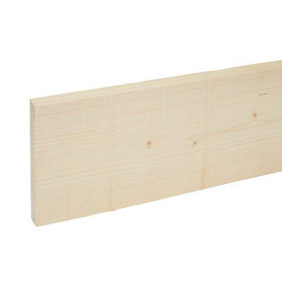 Rough sawn Whitewood spruce Timber (L)2.4m (W)150mm (T)19mm Price Comparisons | Compare The Build