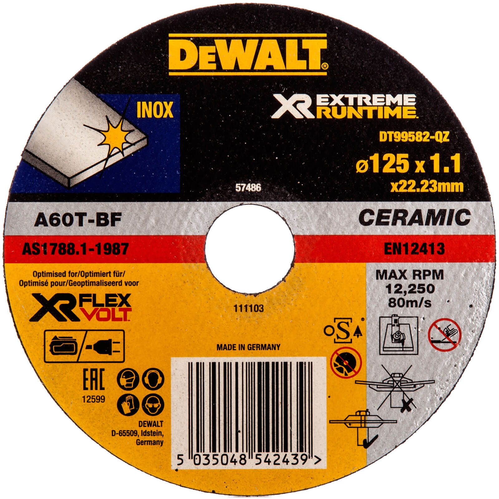 DeWalt Xtreme Runtime Metal Cutting Disc | Compare The Build