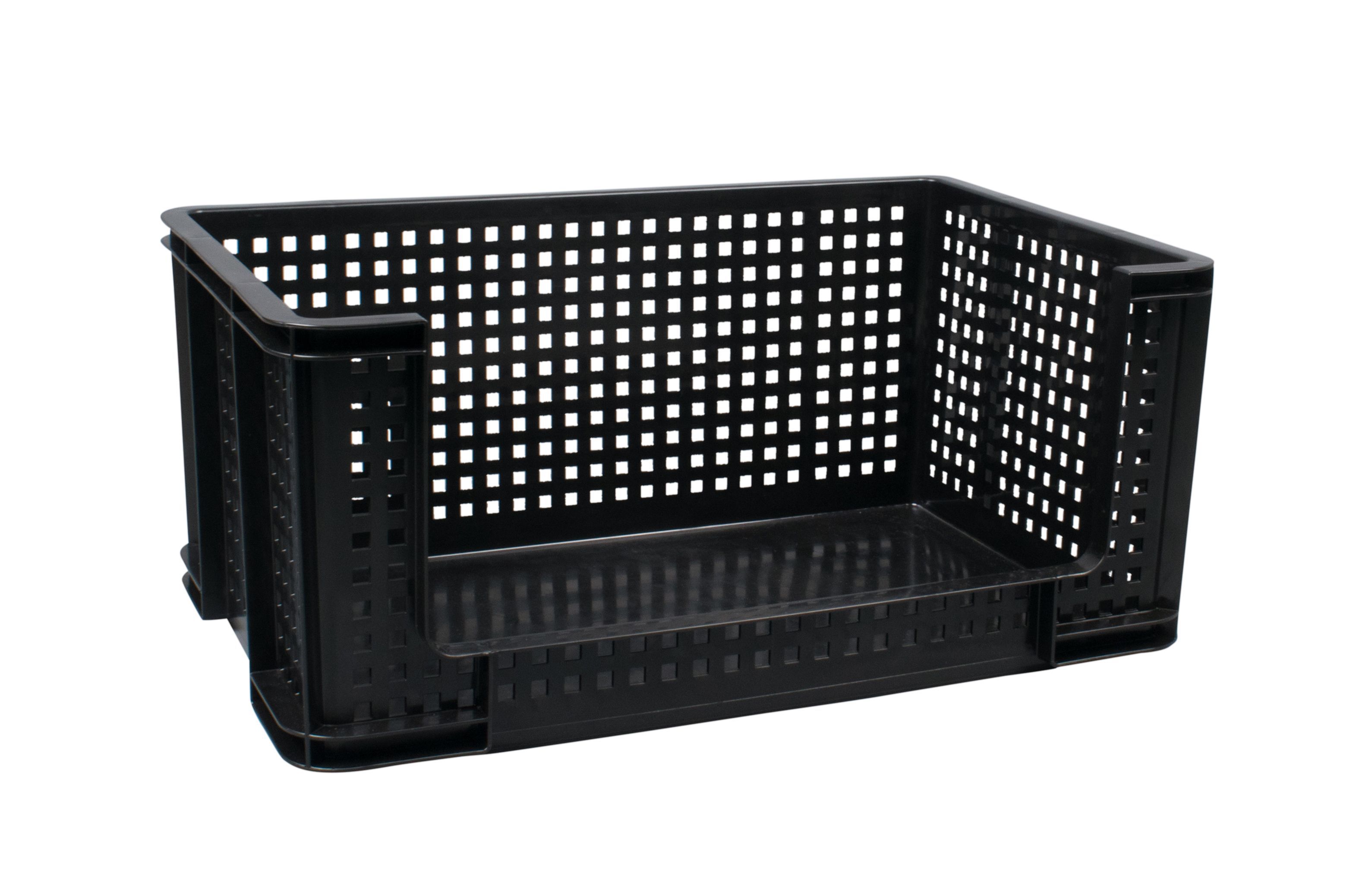 Really Useful Trade Professional Quality Black 64L Plastic Stackable For Easy Storage Storage Trunk Price Comparisons | Compare The Build