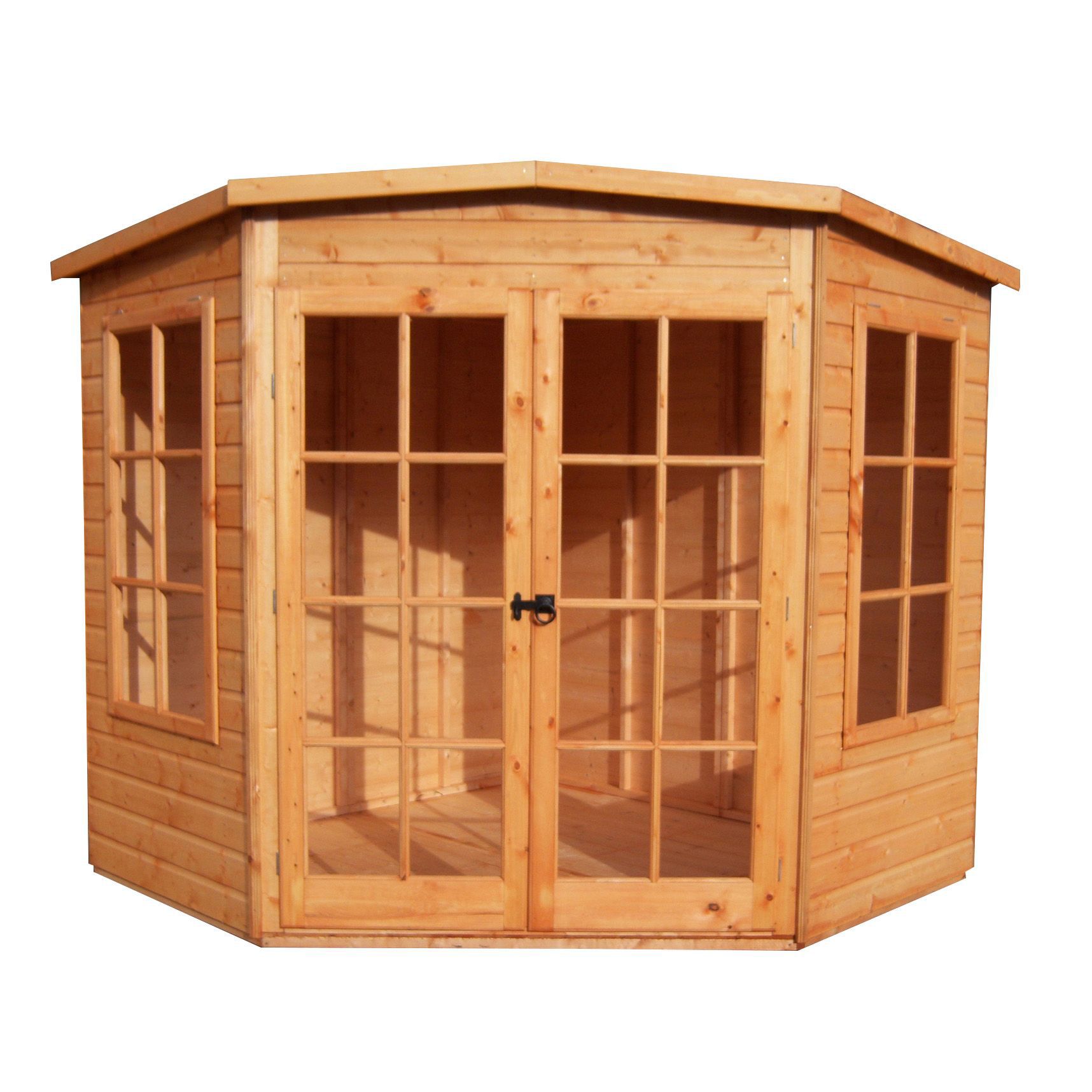 Shire Hampton 10X10 Toughened Glass Pent Shiplap Wooden Summer House - Assembly Service Included Price Comparisons | Compare The Build