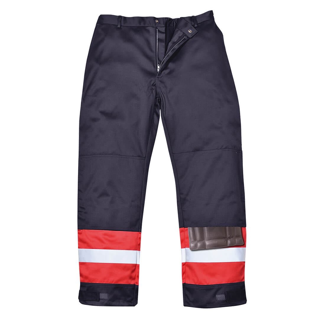 Biz Flame Mens Flame Resistant Plus Trousers Navy Blue L 32" Price Comparisons | Compare The Build