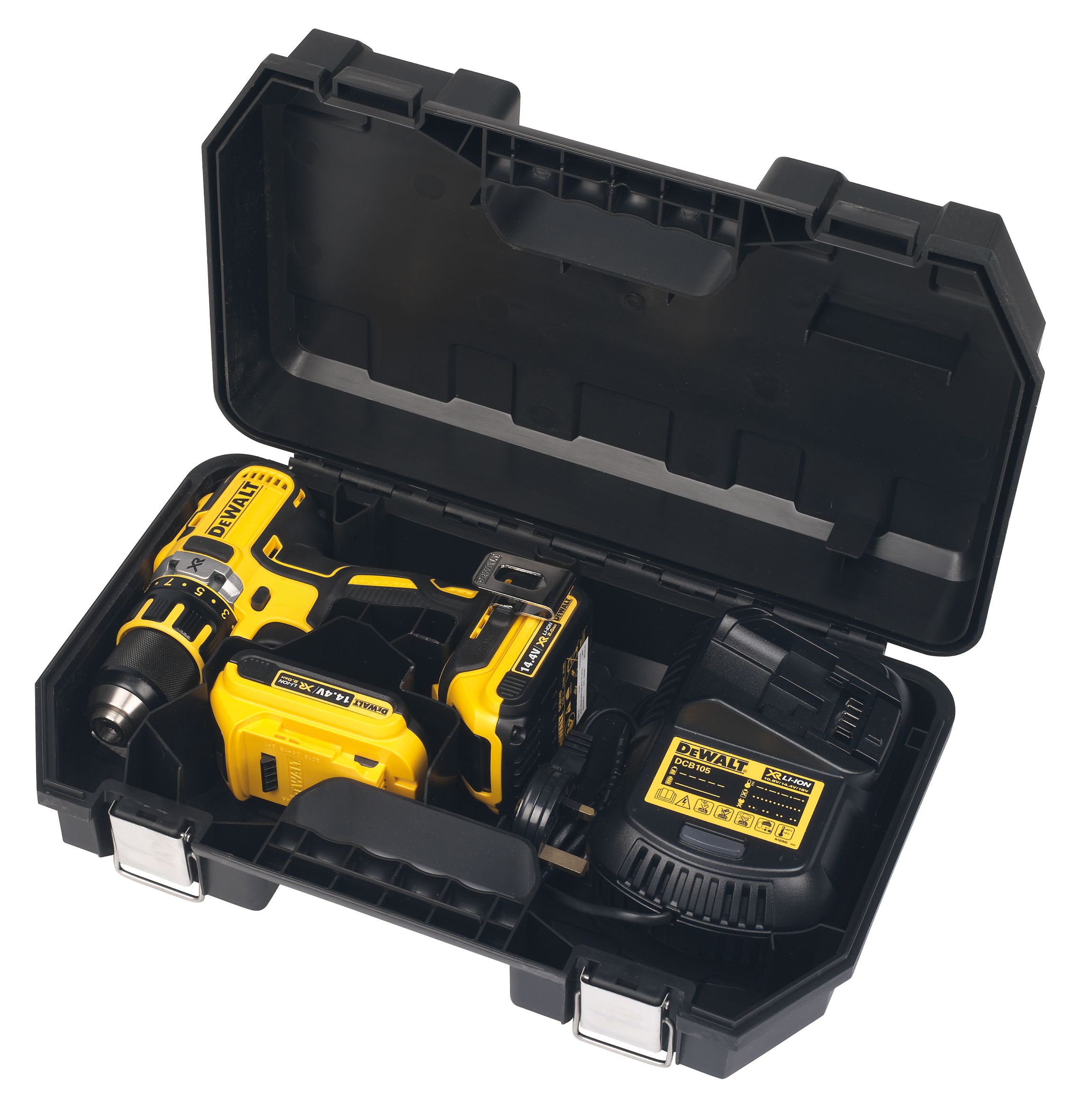 Dewalt Xr 14.4V Li-Ion Cordless Combi Drill 2 Batteries Dcd732D2-Gb | Compare The Build