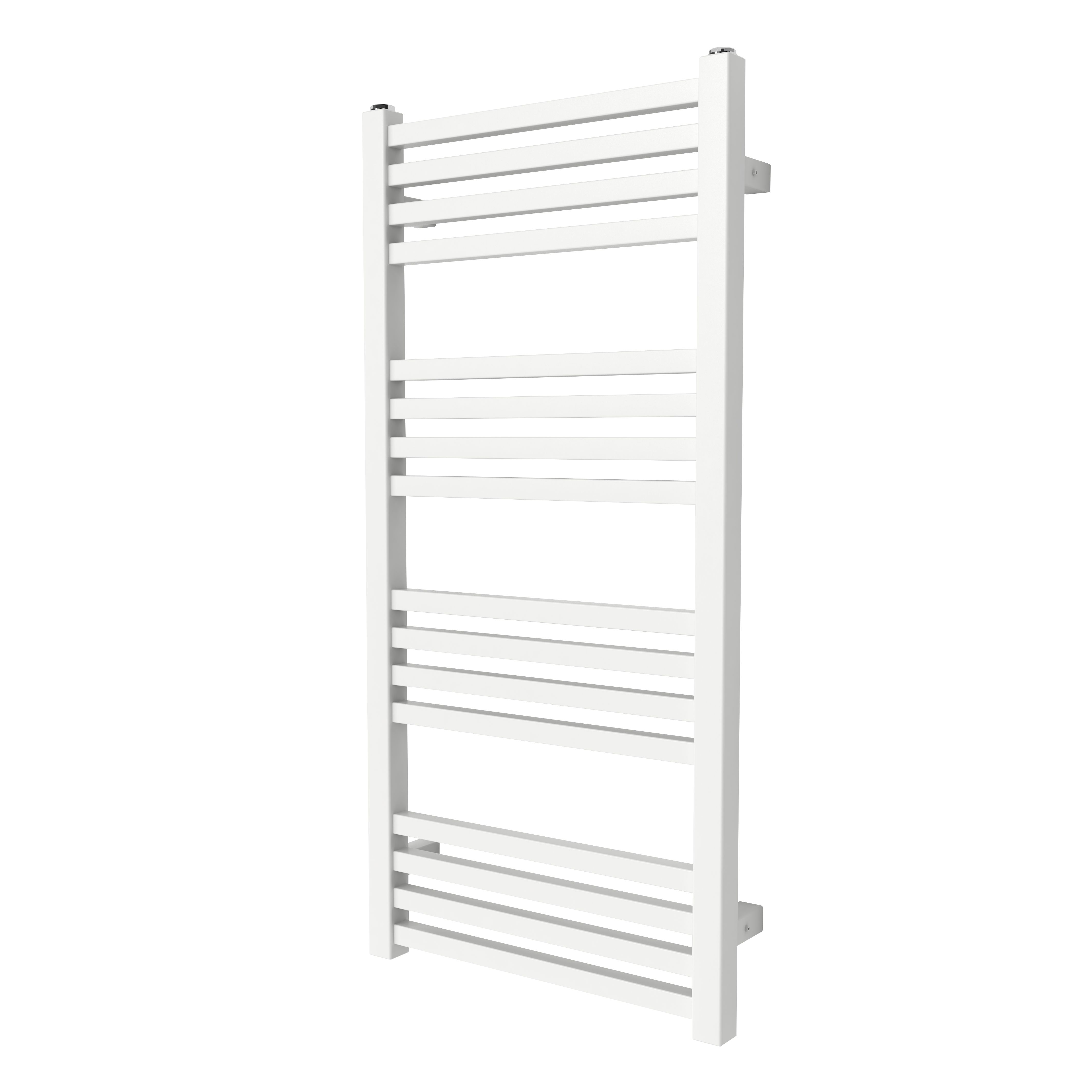 GoodHome Duala, White Vertical Flat Towel Radiator (W)400mm X (H)828mm Price Comparisons | Compare The Build