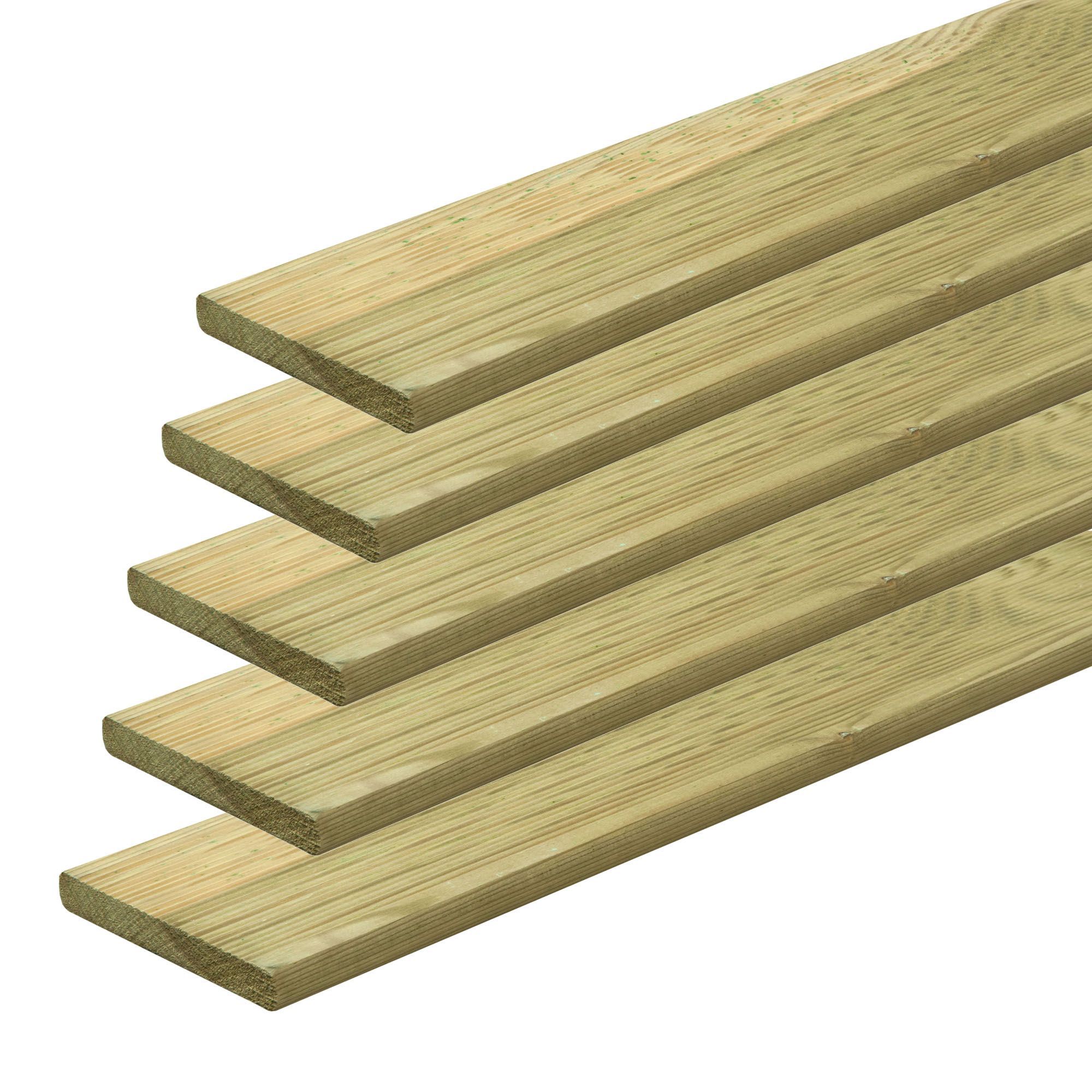 Grange Don Green Softwood Deck Board (L)2.4M (W)95mm (T)20mm Of 5 Price Comparisons | Compare The Build