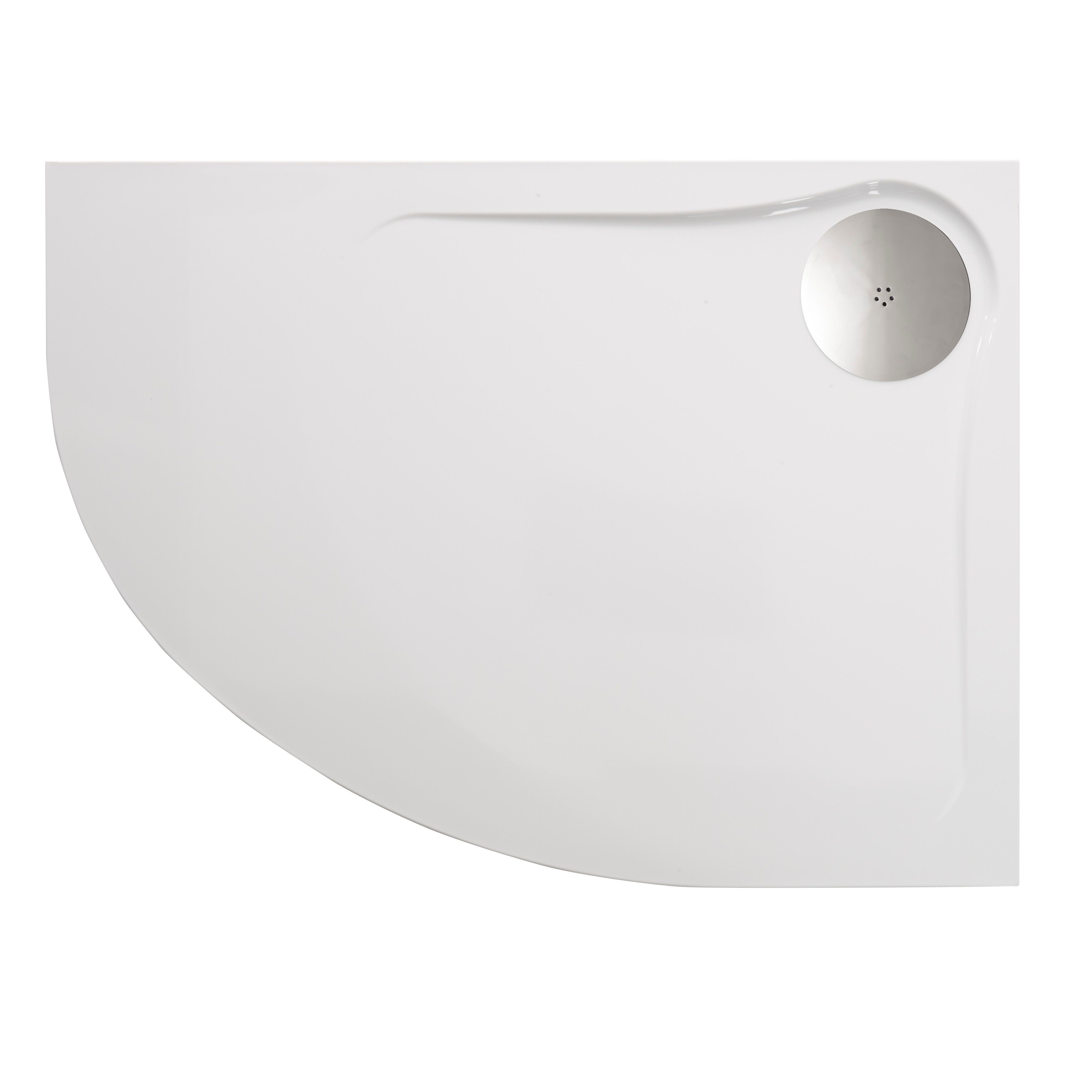 Cooke & Lewis Cascata Ultra Low Profile Offset Quadrant Shower Tray Rh (W)1200mm (D)900mm | Compare The Build