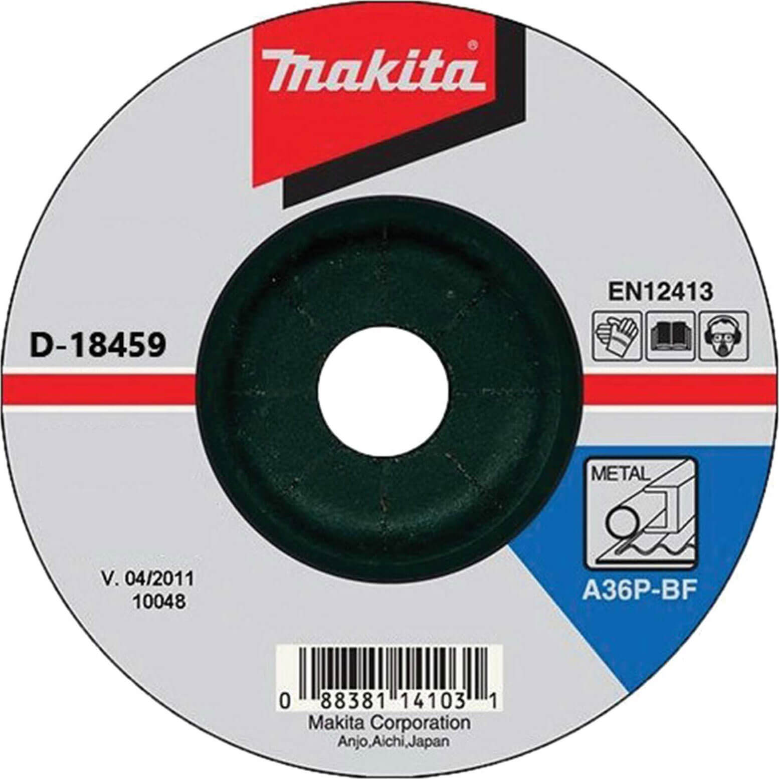 Makita A24 Metal Depressed Grinding Disc 180mm | Compare The Build