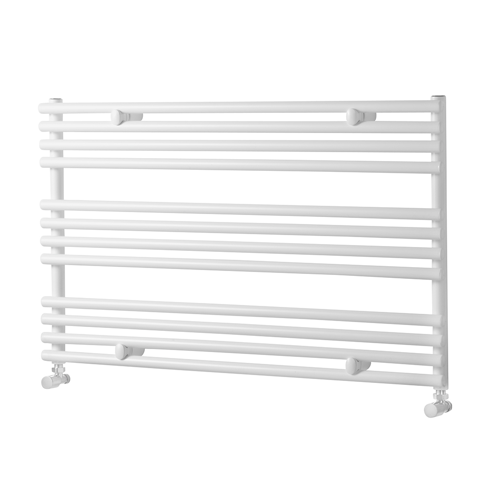 Towelrads Iridio Designer Rail, White, 600x1000mm Price Comparisons | Compare The Build