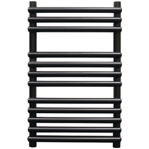 Towelrads Double Iridio Matt Black Towel Radiator - 1800 x 500mm Price Comparisons | Compare The Build