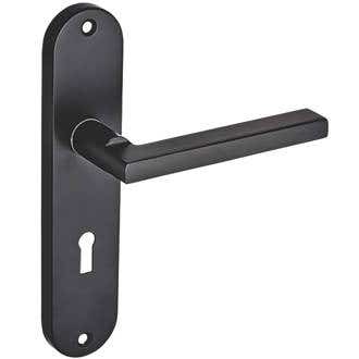 Esquire Lever Lock Door Handle Matt Black Price Comparisons | Compare The Build