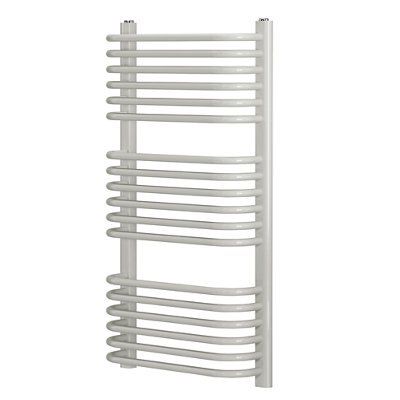 Blyss Lilium 527W Electric White Towel Warmer (H)900mm (W)500mm | Compare The Build