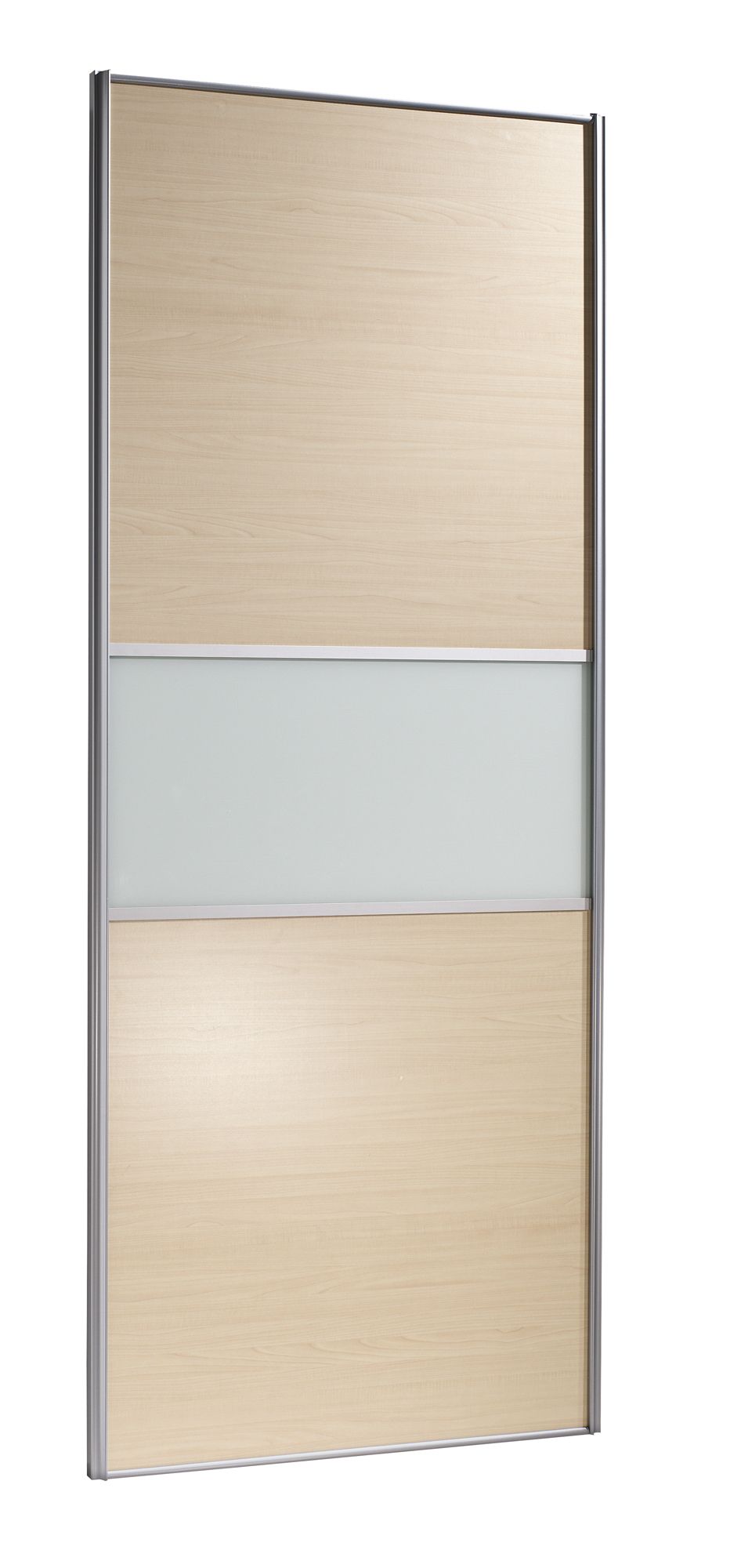 Spacepro Fineline Natural Maple Effect Sliding Wardrobe Door (H)2220 mm (W)914mm Price Comparisons | Compare The Build