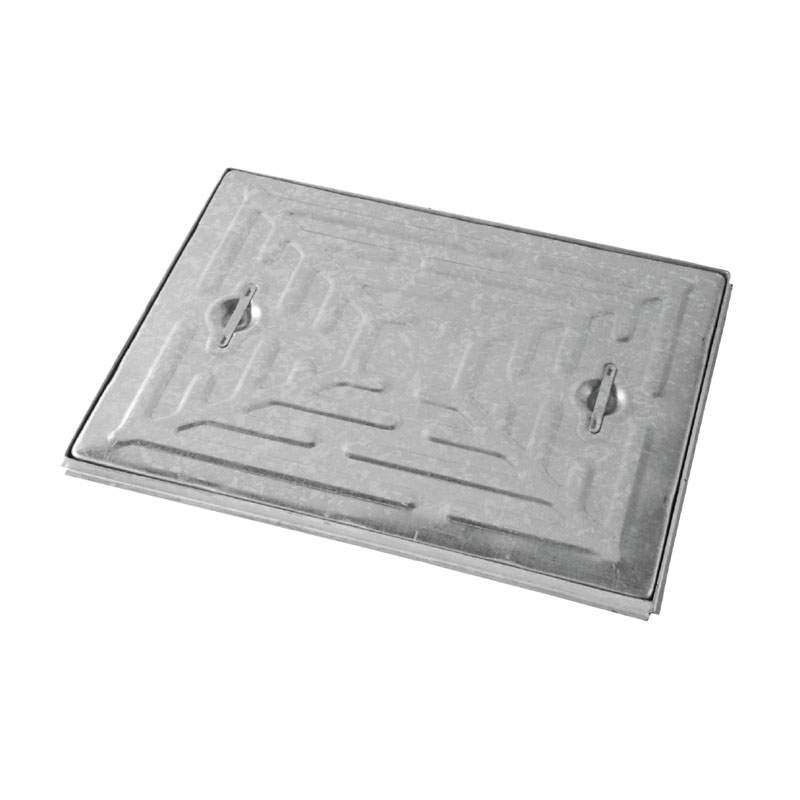 Wrekin Steel Access Manhole Cover & Frame 600mm x 450mm - 25 Tonne Galvanised Steel C211N/060045PSF Price Comparisons | Compare The Build