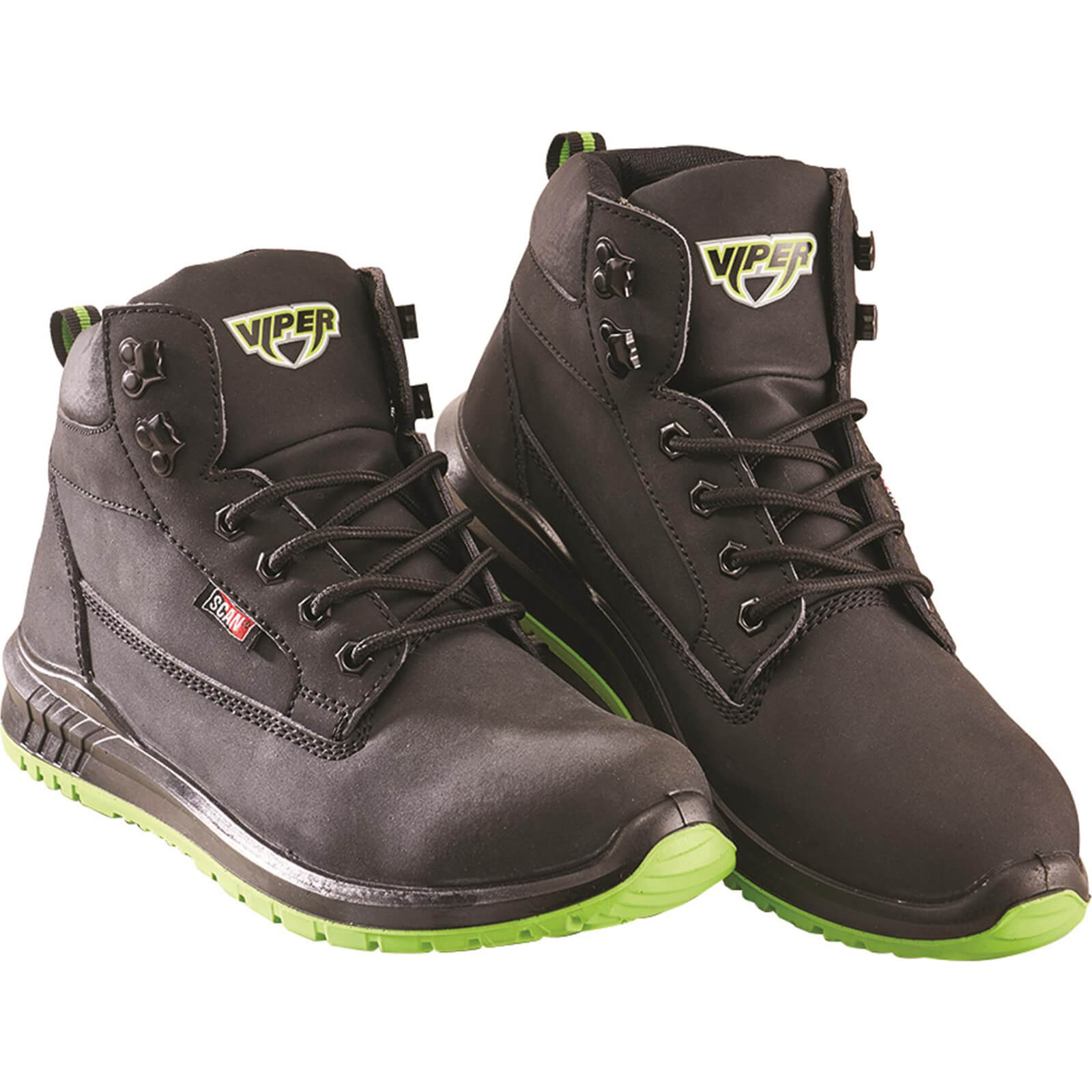 Scan Viper SBP Steel Toe Cap Safety Boots Black Size 11 | Compare The Build