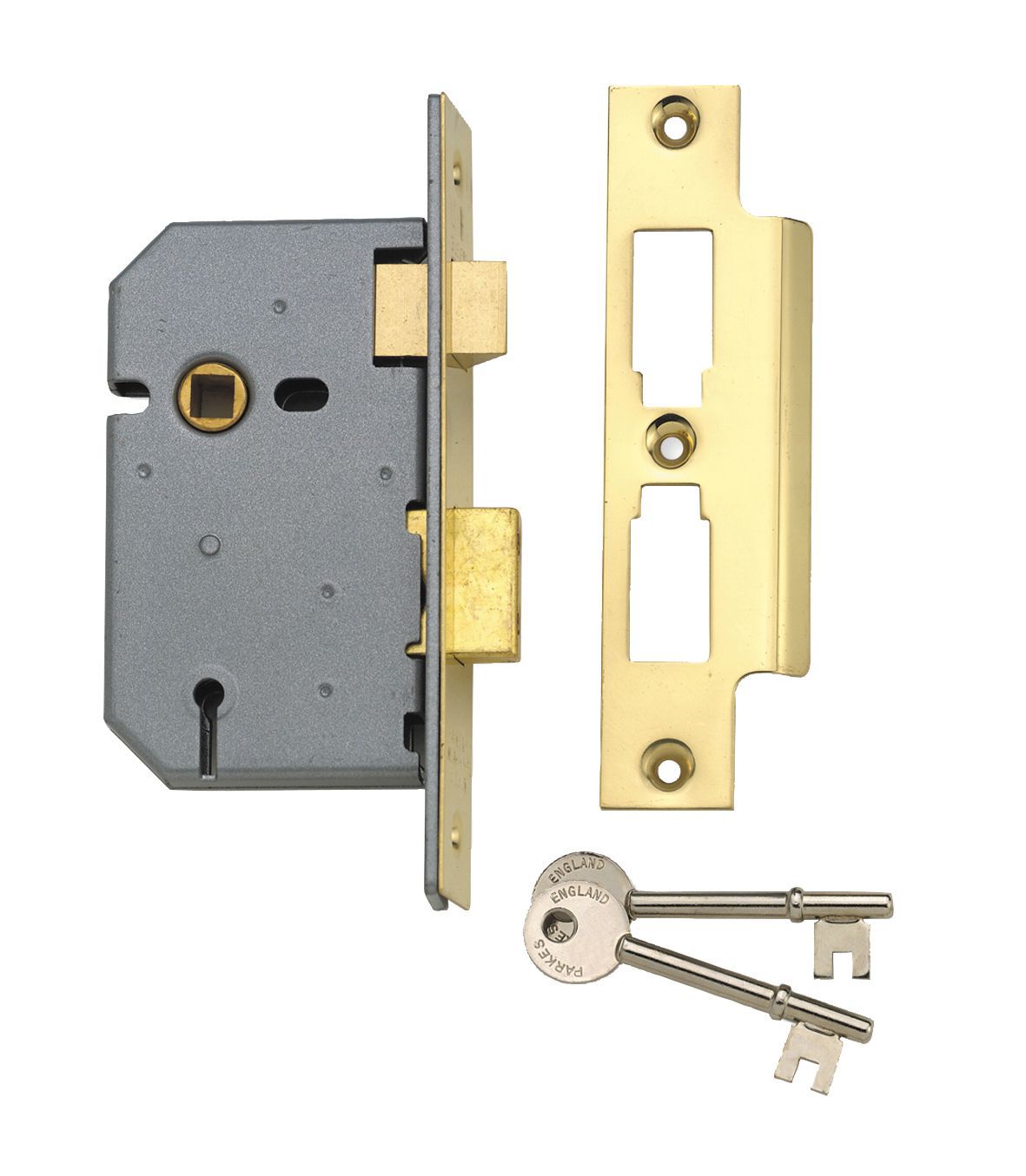 Yale Pm320 3In 76mm Brass Effect Metal 3 Lever Sashlock | Compare The Build