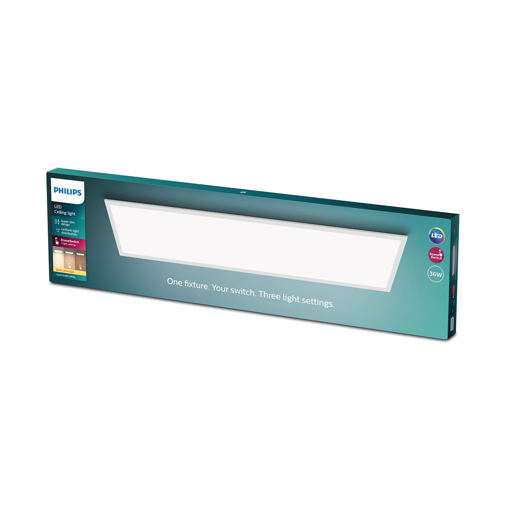 Philips Panel Ceiling Integrated LED Light, Warm White White Price Comparisons | Compare The Build