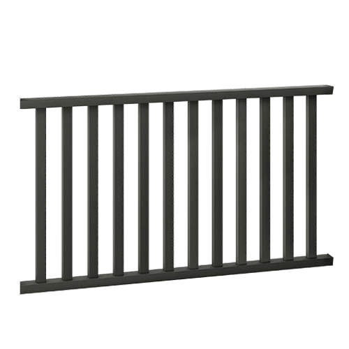 Composite Balustrade Hand Rail andamp; Spindle Kit - 1150mm x 1640mm Charcoal Price Comparisons | Compare The Build