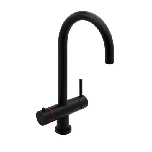 Francis Pegler Matt Black 3 Way Hot Water Kitchen Tap Price Comparisons | Compare The Build