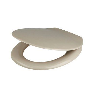 Cooke & Lewis Genoa Taupe Soft Close Toilet Seat | Compare The Build