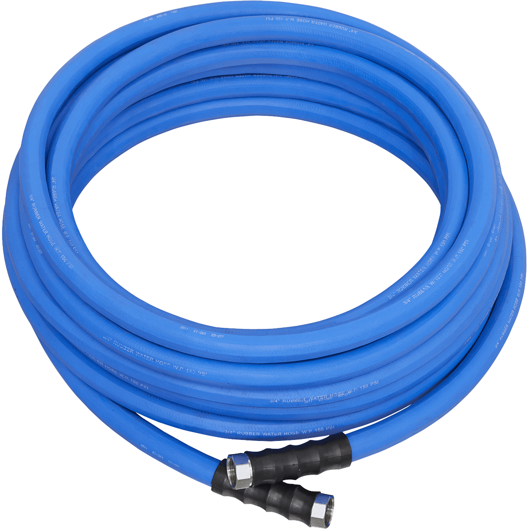 Sealey Hot and Cold Heavy Duty Rubber Water Hose 3/4" / 19mm 50m Blue | Compare The Build