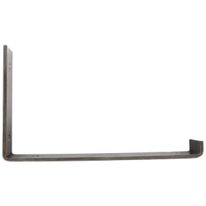 Industrial Top Fix Steel Shelf Bracket - 232 x 135mm | Compare The Build