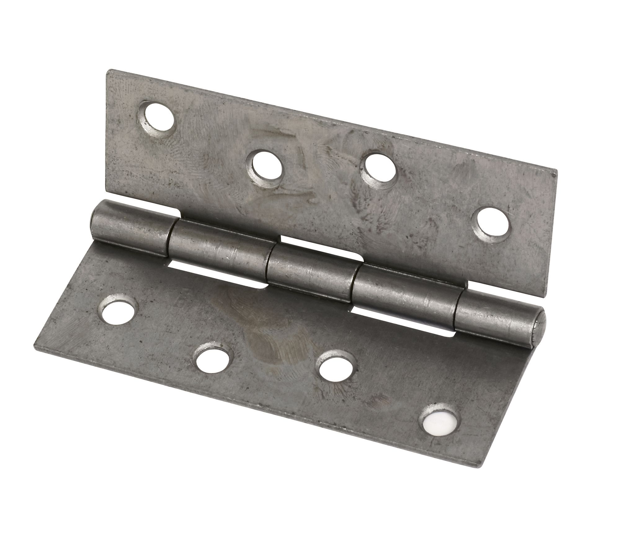 Zinc Effect Steel Fixed Pin Door Hinge (L)101mm, Pack Of 2 | Compare The Build