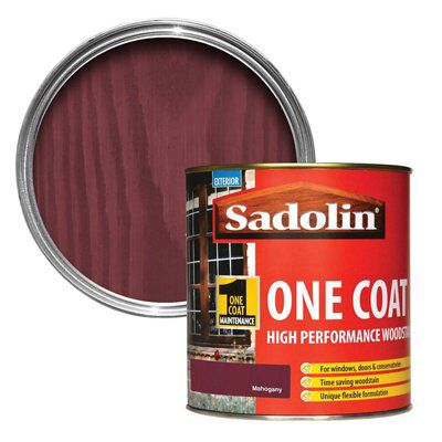 Sadolin Mahogany Semi-Gloss Wood Stain, 1L Price Comparisons | Compare The Build