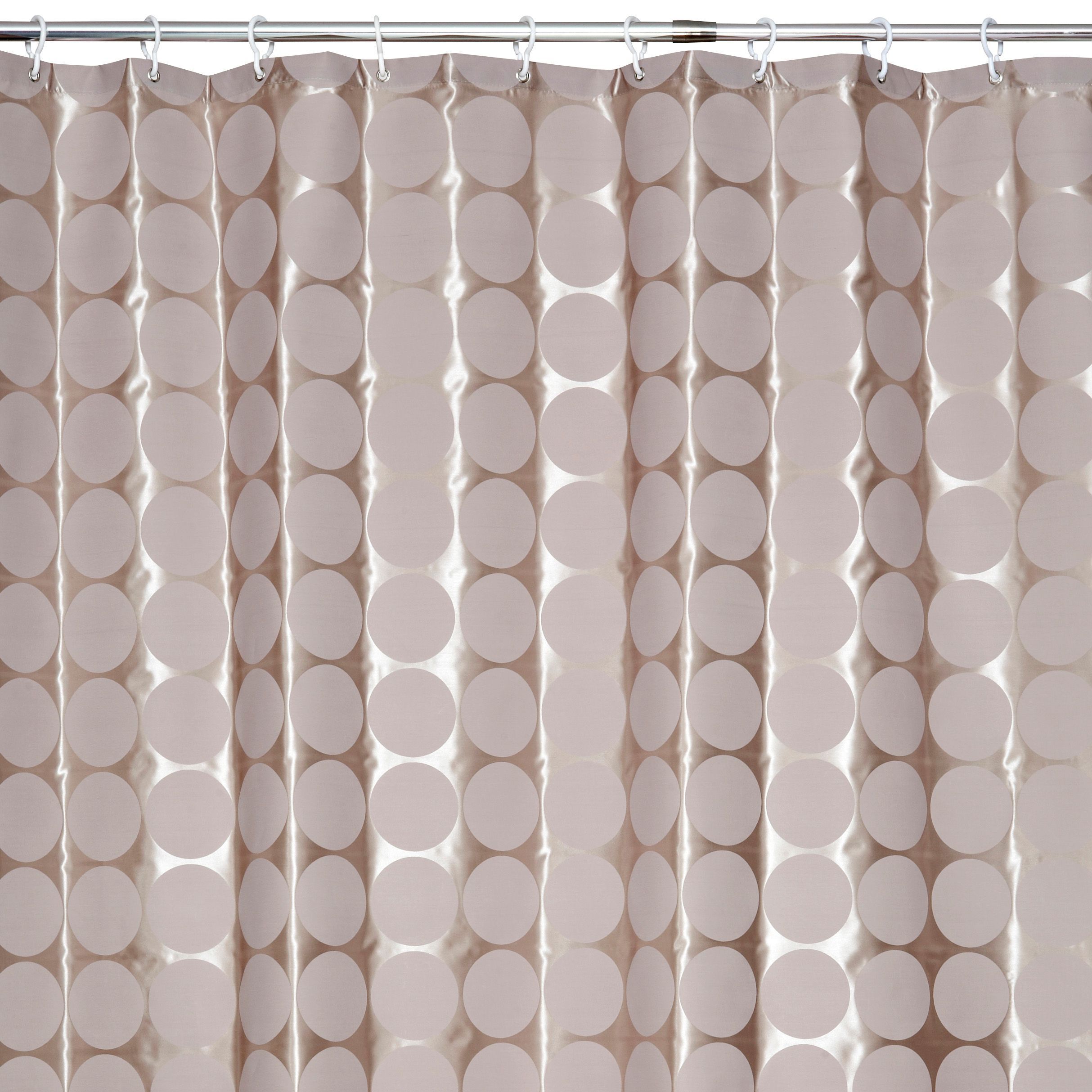 Cooke & Lewis Taupe Gio Spot Shower Curtain (L)1800 mm Price Comparisons | Compare The Build