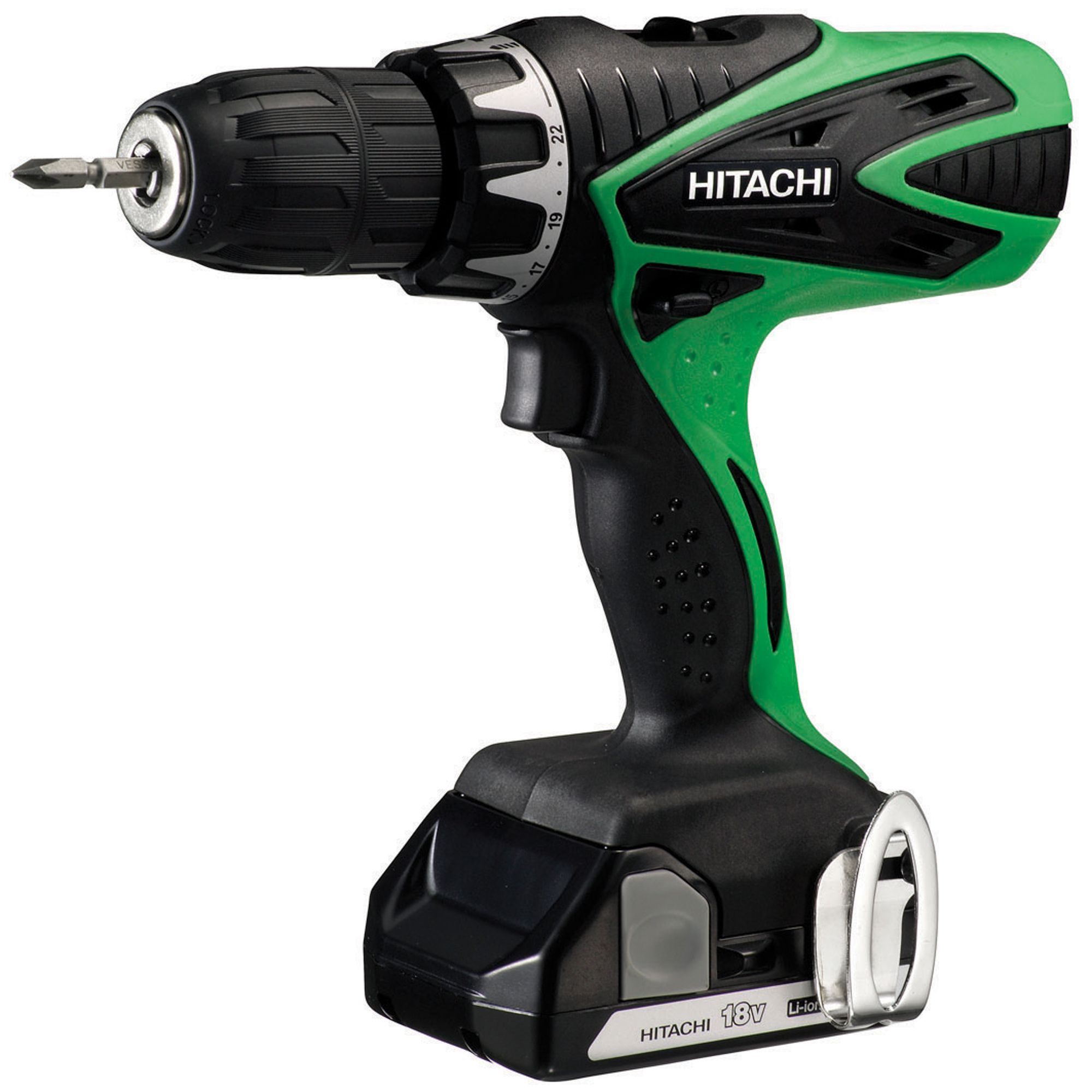 Hitachi Cordless 18V 2Ah Li-Ion Combi Drill 2 Batteries Dv18Dsfl/jb | Compare The Build