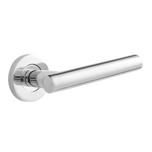 Designer Levers Oscar Lever On Rose Door Handle - Polished Stainless Steel 1 Pair Price Comparisons | Compare The Build