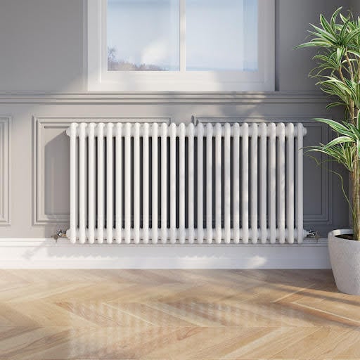 Park Lane Traditional Colosseum Triple Bar Column Radiator White 600 x 1190mm Price Comparisons | Compare The Build