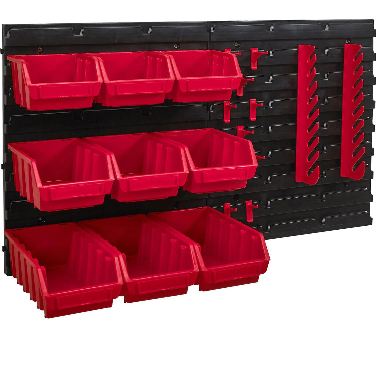 Faithfull 12 Piece Wall Storage Bin and Panel Set Price Comparisons | Compare The Build