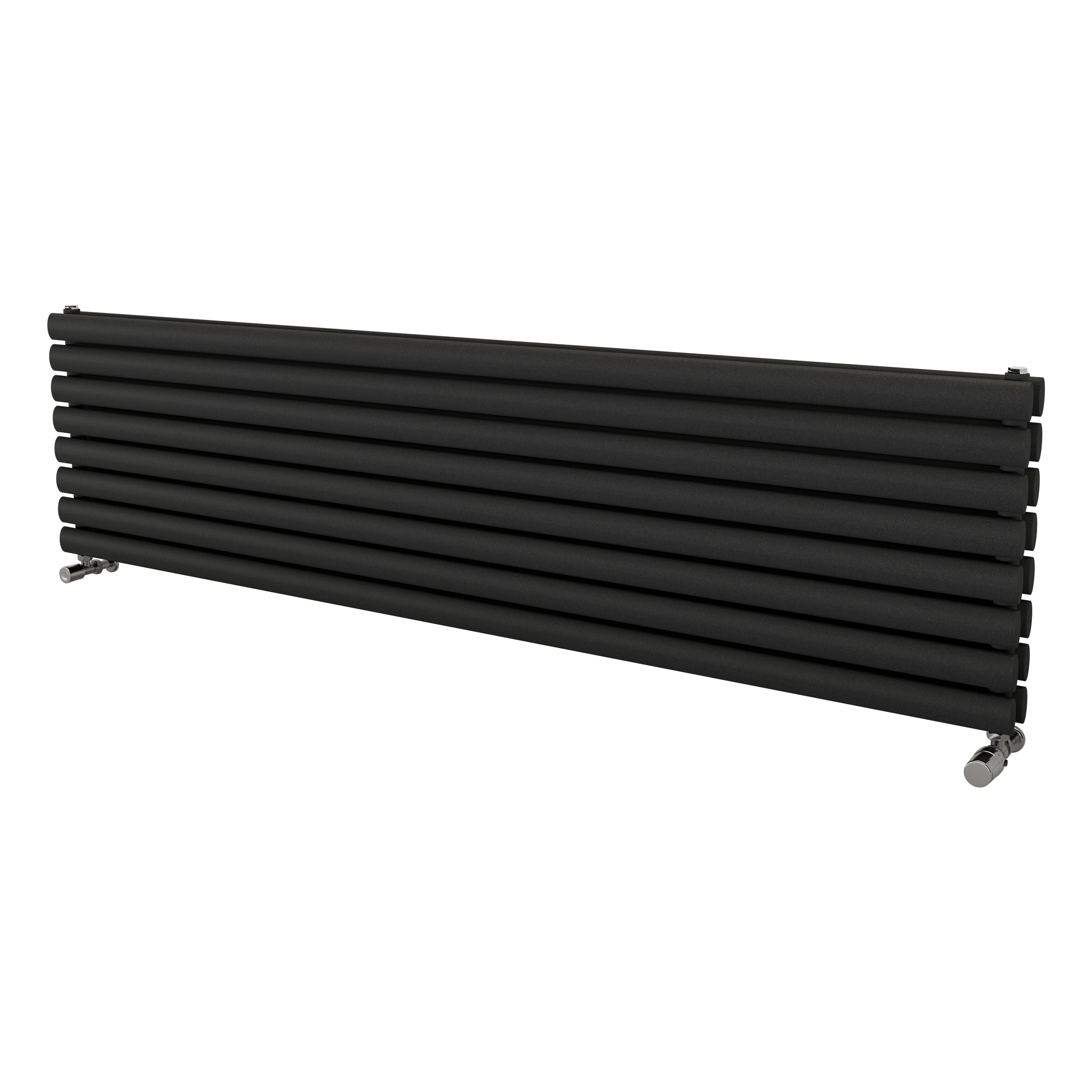 Ximax Champion Duplex Matt Anthracite Horizontal Designer Radiator, (W)1800mm X (H)468mm Price Comparisons | Compare The Build