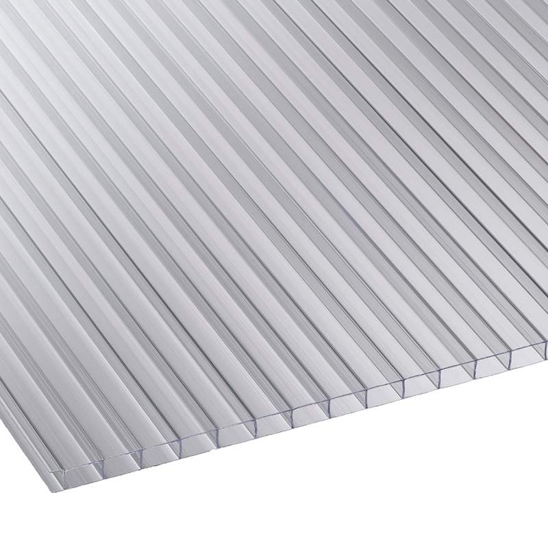 Corotherm 10mm Clear Twinwall Polycarbonate Sheet - 2500mm x 700mm Translucent 76523 Price Comparisons | Compare The Build