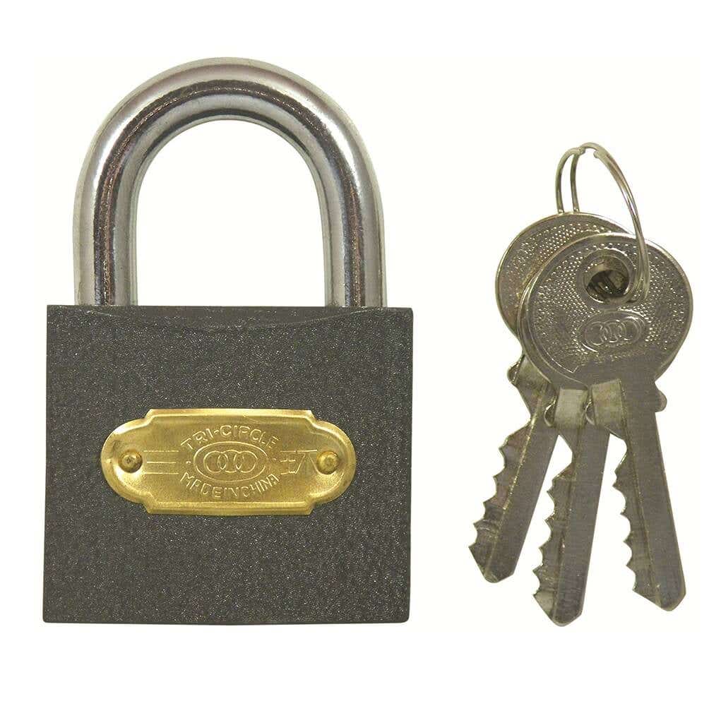 Tri-Circle 32 mm Iron Padlock | Compare The Build