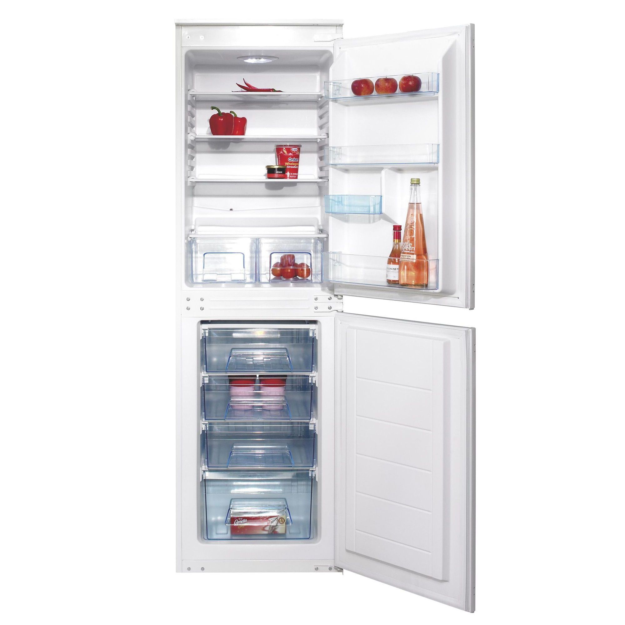 Cata Biff50A 50:50 White Integrated Fridge Freezer Price Comparisons | Compare The Build