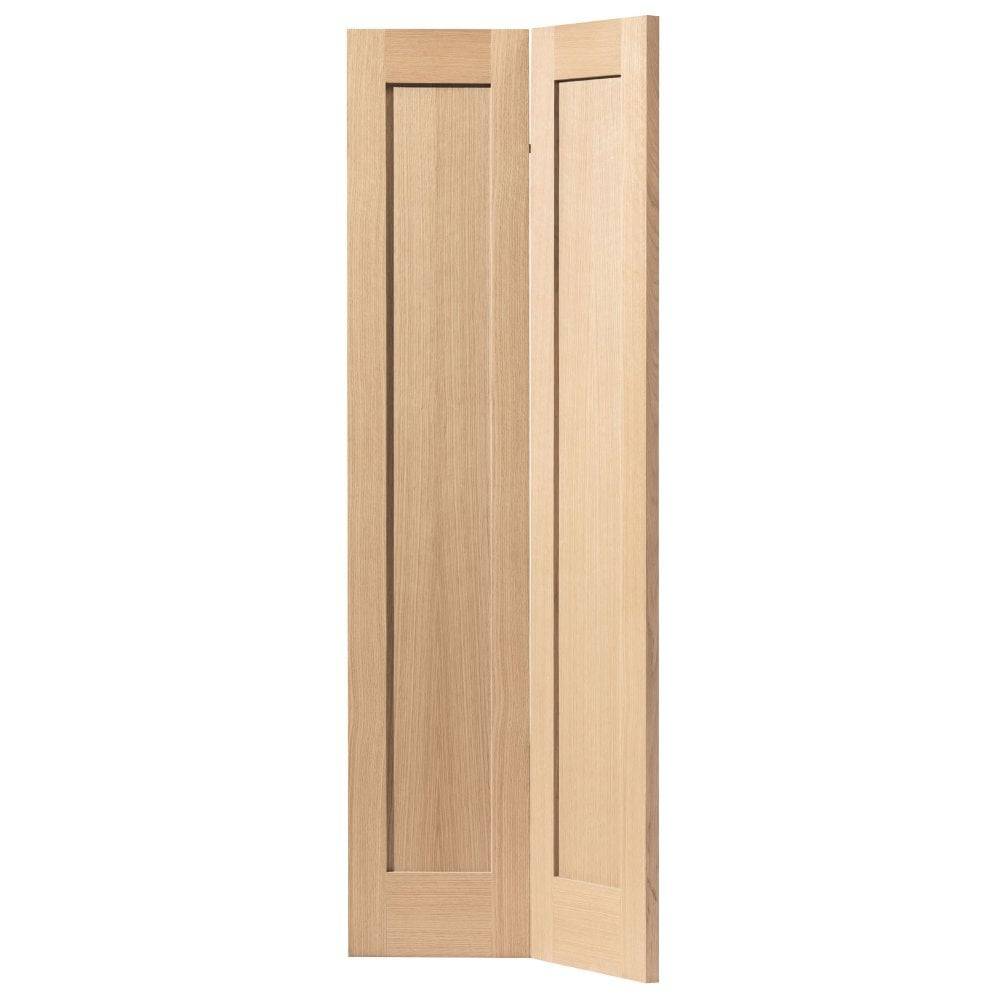 JB Kind Internal Oak Veneer Etna Bi-fold Unfinished 2P Door 1981mm x 762mm x 35mm (78" x 30") Price Comparisons | Compare The Build