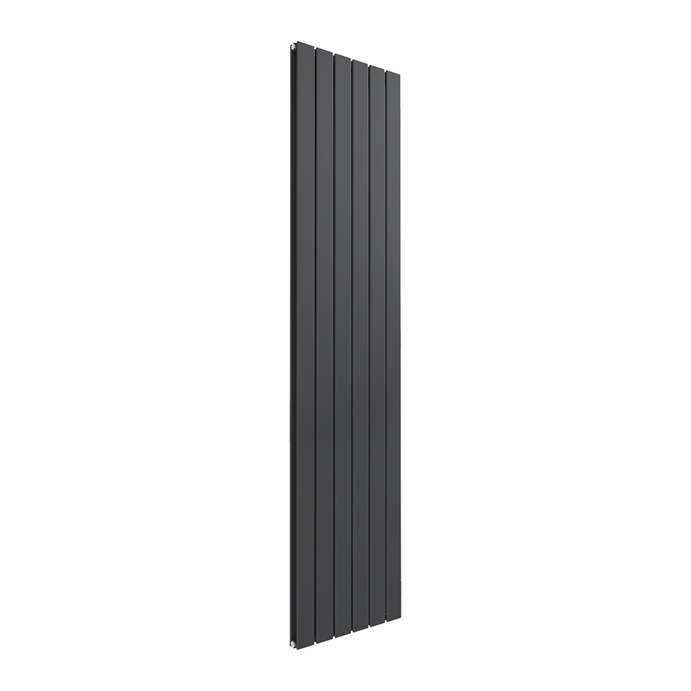 Reina Flat Vertical Designer Radiator, Anthracite, 1800mm x 440mm | Compare The Build