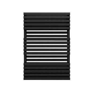 Terma Quadrus 708W Metallic Black Towel Warmer (H)870mm (W)600mm | Compare The Build