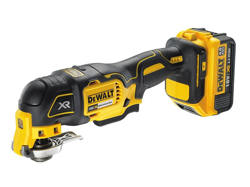 DEWALT DEWDCS355M2 DCS355M2 XR Brushless Oscillating Multi-Tool 18V 2 x 4.0Ah Li-ion | Compare The Build