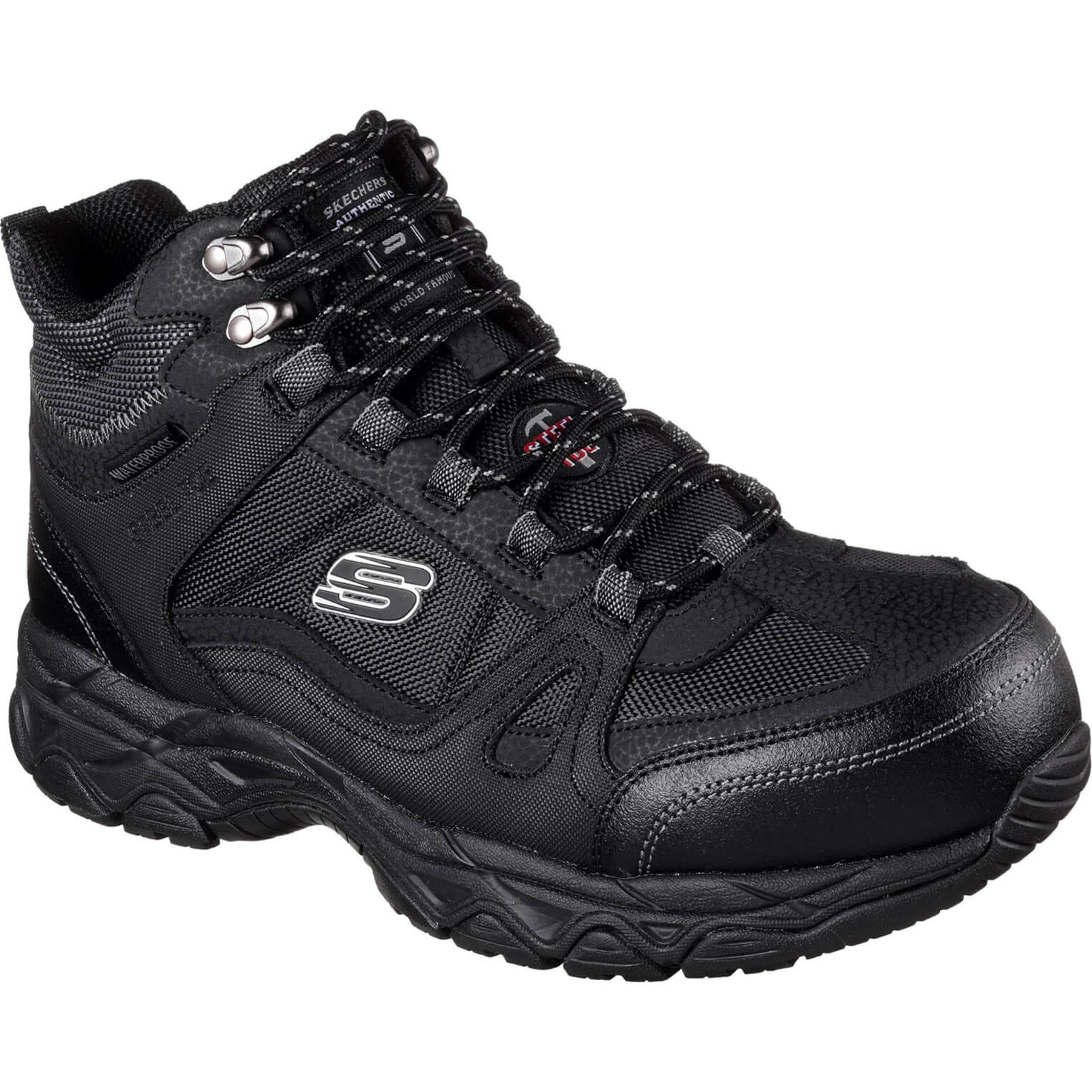 Skechers Ledom Mens Safety Boots Black Size 9 Price Comparisons | Compare The Build