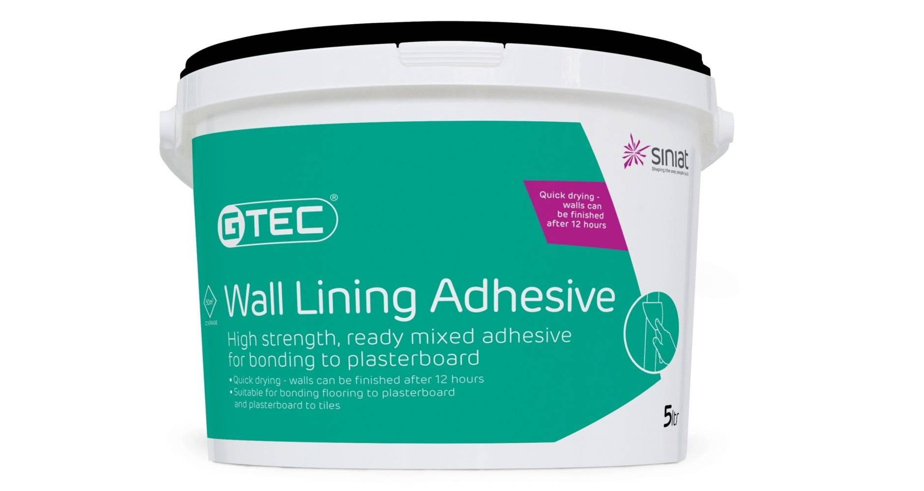 GTEC Wall Lining Adhesive 5L Price Comparisons | Compare The Build