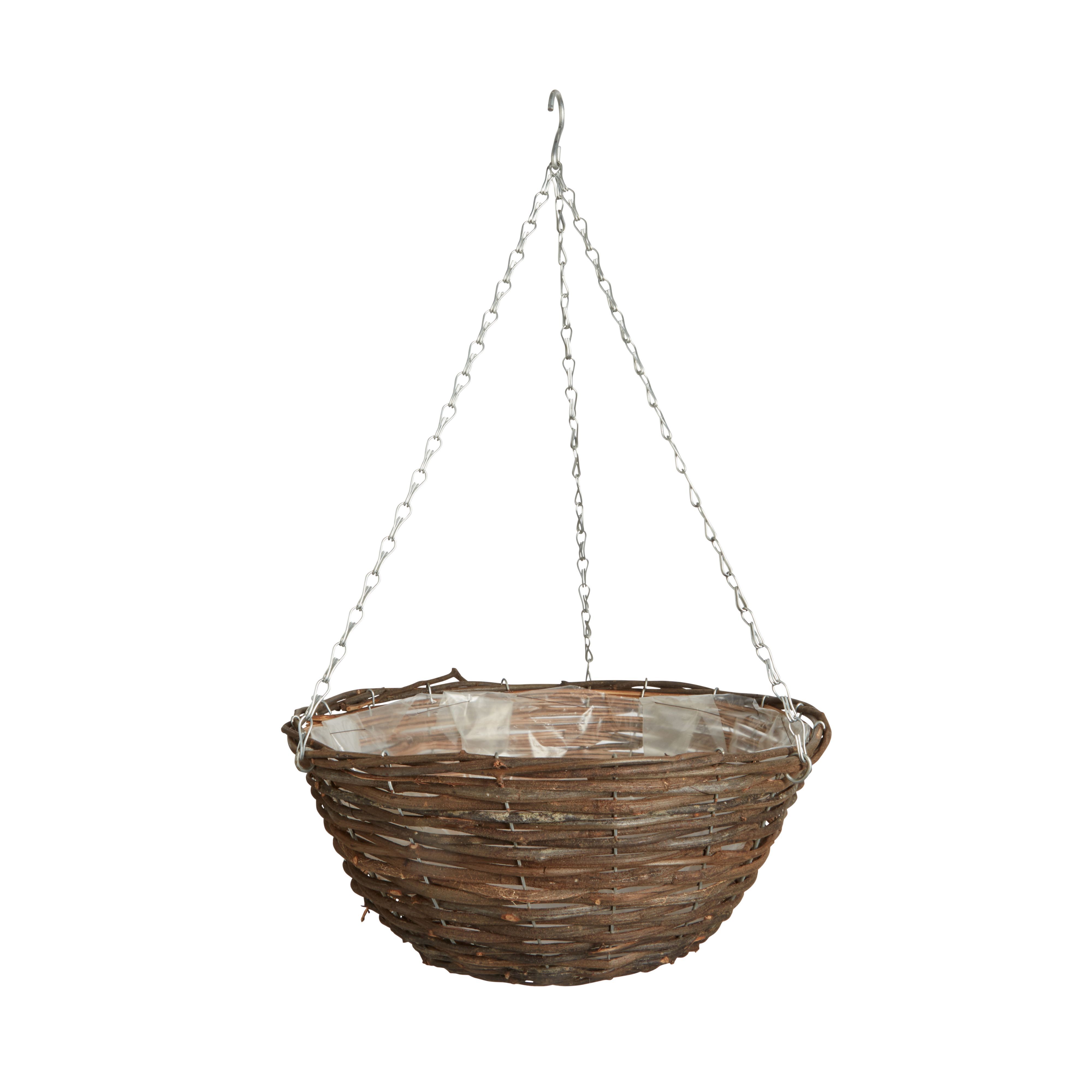 Gardman Rattan Hanging Basket, 40.64Cm Price Comparisons | Compare The Build