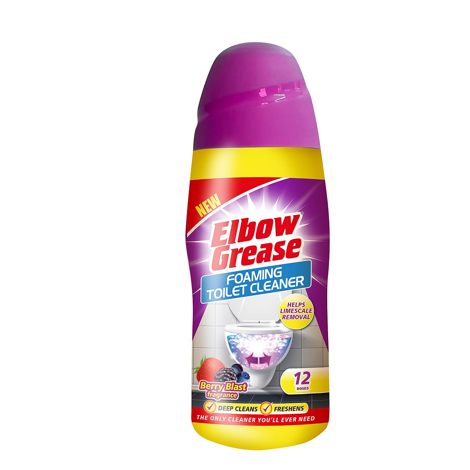 Elbow Grease Foaming Toilet Cleaner Berry Blast | Compare The Build