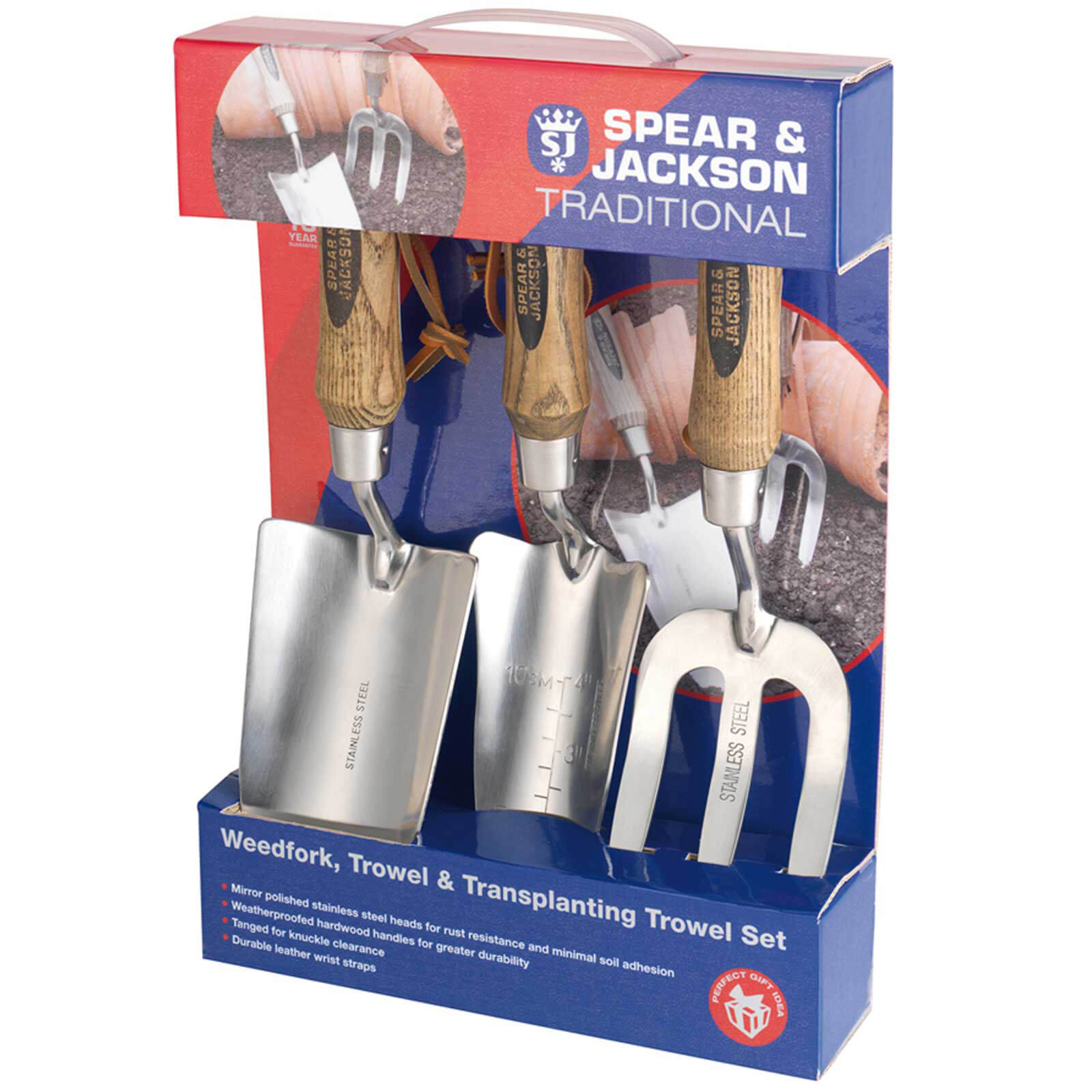 Spear and Jackson Traditional 3 Piece Stainless Steel Garden Hand Tool Set | Compare The Build