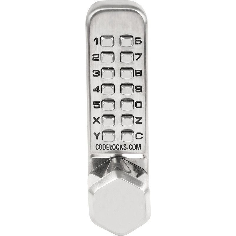 Codelocks CL210 - Mortice Deadbolt 60mm Backset in Silver Steel Price Comparisons | Compare The Build