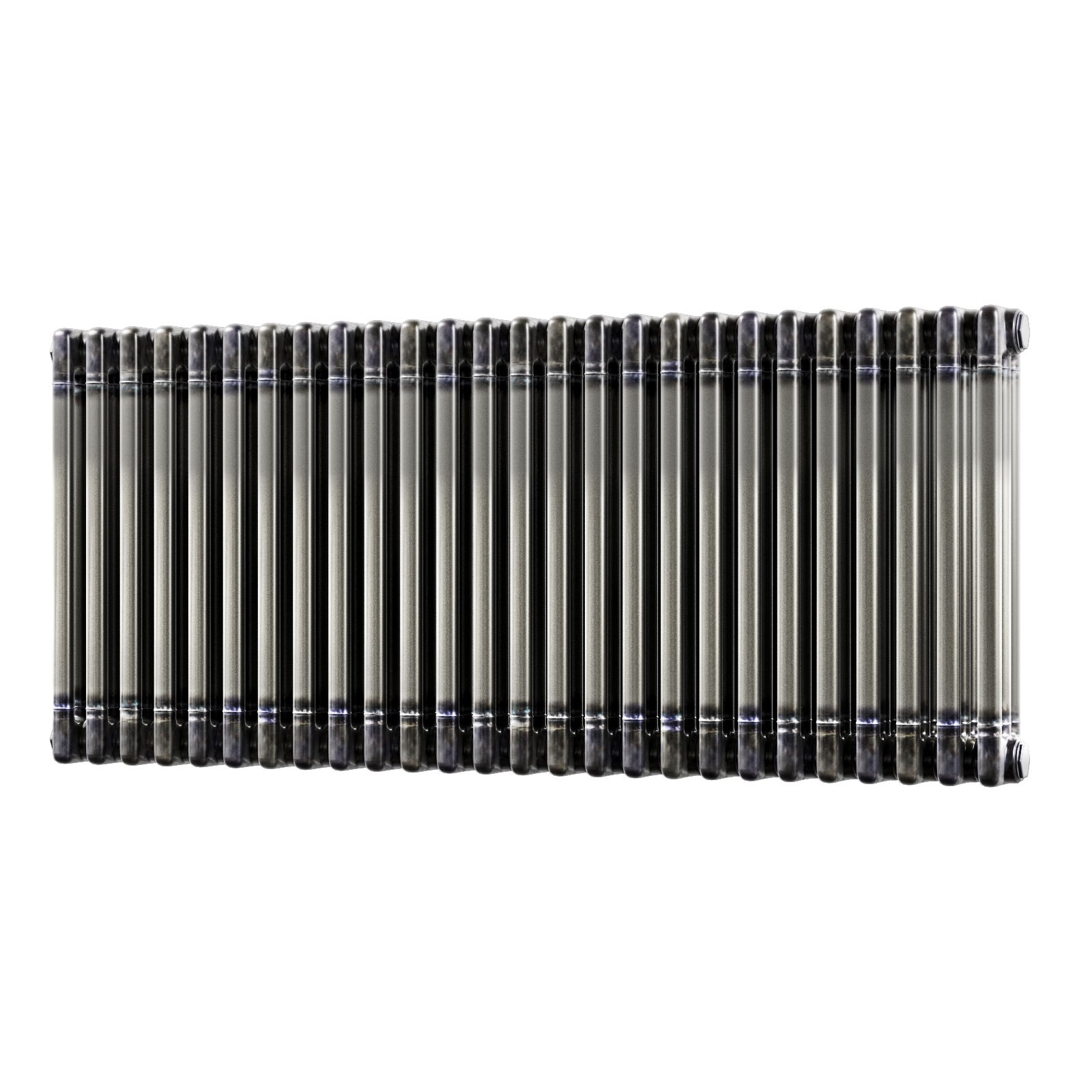 Trade Direct 3 Column Horizontal Radiator, Raw Metal, 500mm x 1177mm | Compare The Build