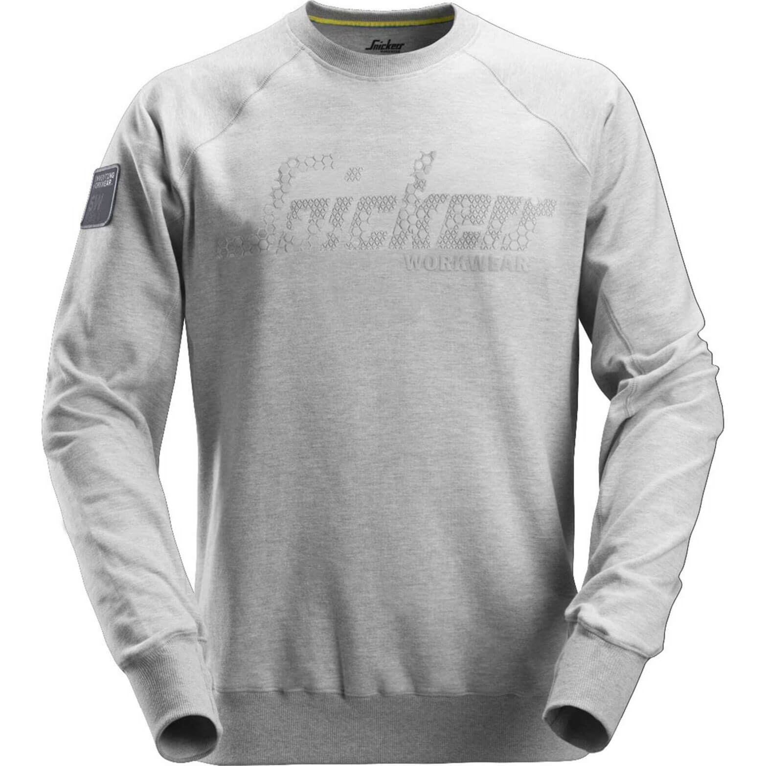 Snickers 2882 Mens Logo Sweatshirt Grey S Price Comparisons | Compare The Build