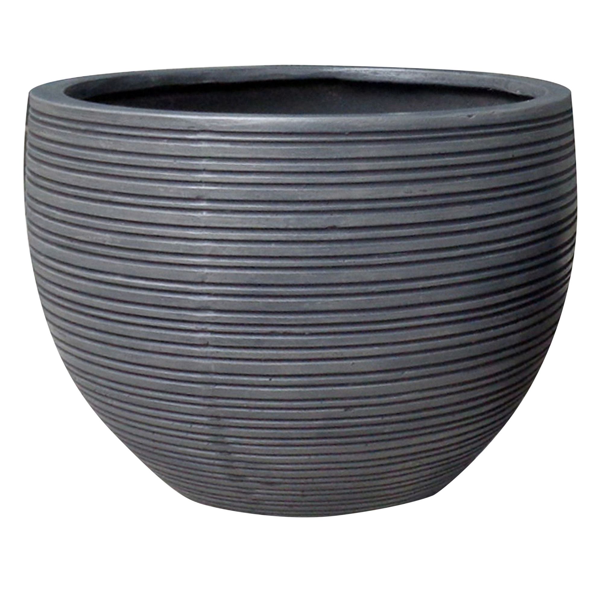 Verve Ashburn Round Ash Plant Pot (H)280mm (Dia)350mm Price Comparisons | Compare The Build